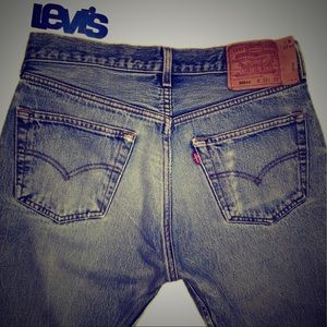 Early Y2K Levi’s 501xx Mexico 31”/28” Light Wash
